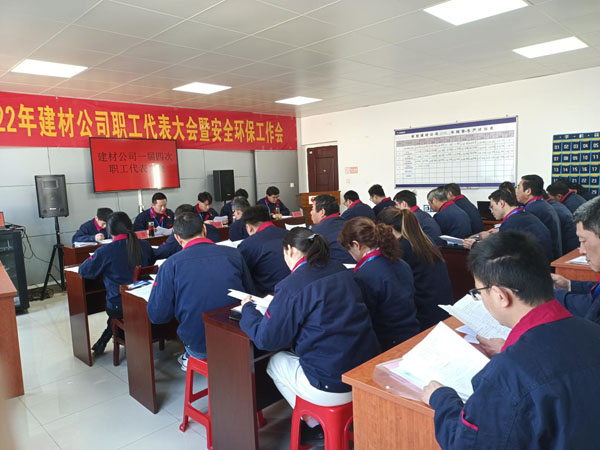 建材公司召開會(huì)議部署全年工作