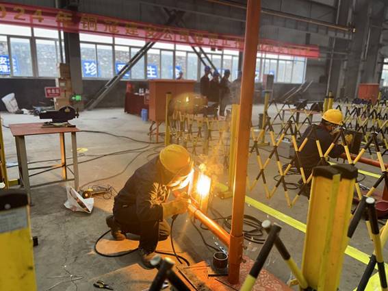 公司舉辦電焊工、電工技術(shù)比武