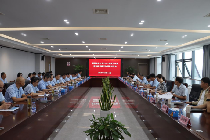 公司召開黨支部黨建工作質效評價會議 公司召開黨支部黨建工作質效評價會議